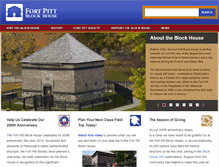 Tablet Screenshot of fortpittblockhouse.com